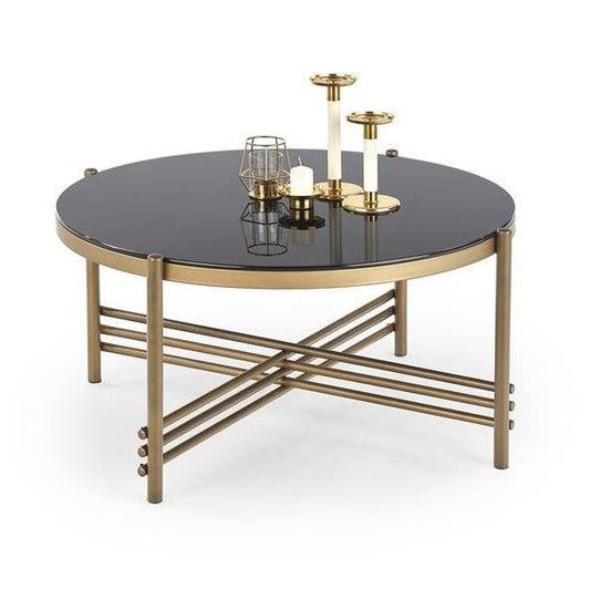 Coffee Table Ismena | size: Length: 80cm, Width: 80cm, Height: 41cm, Diameter: 80cm | color: Black | image: 0 | variant: 1011125