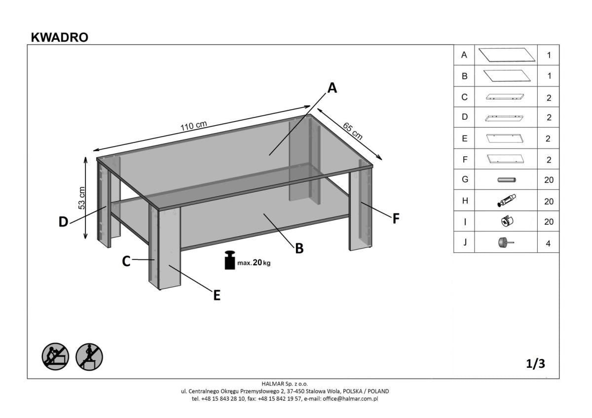 Coffee Table Istanbul | size: Length: 65cm, Width: 110cm, Height: 53cm | color: Walnut | image: 2 | variant: 1003302