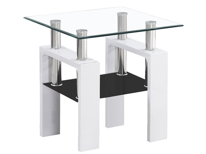 Coffee Table Jarrow | size: Length: 60cm, Width: 60cm, Height: 55cm | color: White | image: 1 | variant: 1004479