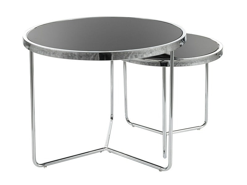Coffee Table Kendal | size: Length: 60cm, Width: 60cm, Height: 45cm, Diameter: 60cm | color: Black | image: 1 | variant: 1008058