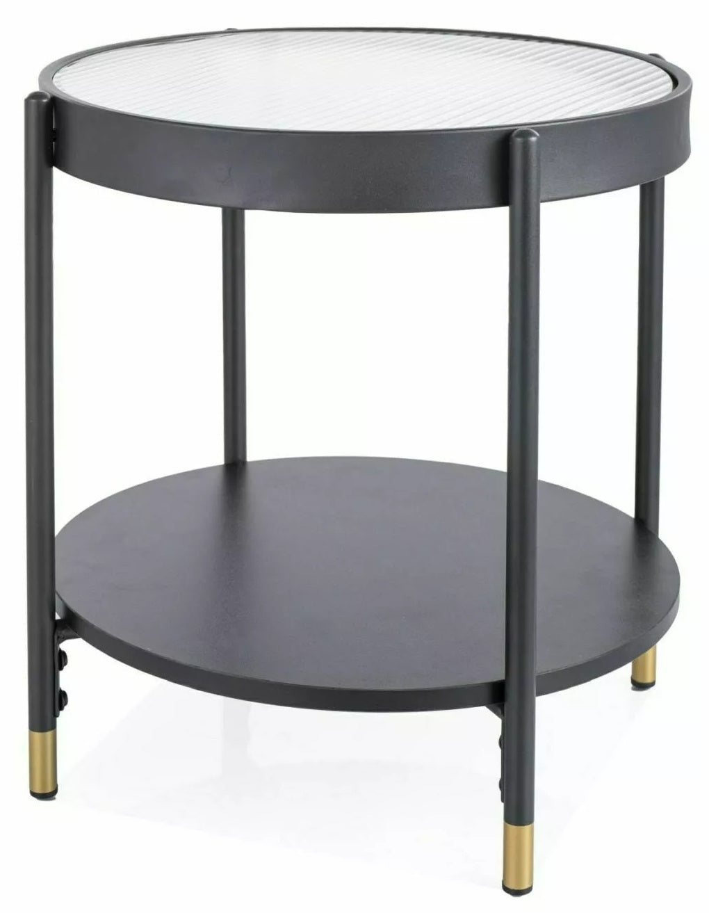 Coffee Table Laguna A | size: Length: 45cm, Width: 45cm, Height: 48cm, Diameter: 45cm | color: Transparent | image: 0 | variant: 1017988