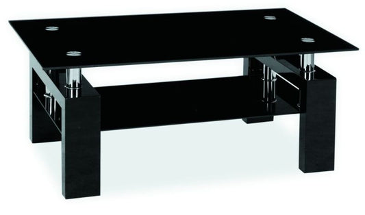 Coffee Table Lisa II | size: Length: 110cm, Width: 110cm, Height: 55cm | color: Black | image: 1 | variant: 1004473