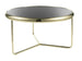 Coffee Table Lynx | size: Length: 74cm, Width: 74cm, Height: 40cm, Diameter: 74cm | color: Black/Gold | image: 1 | variant: 1004485