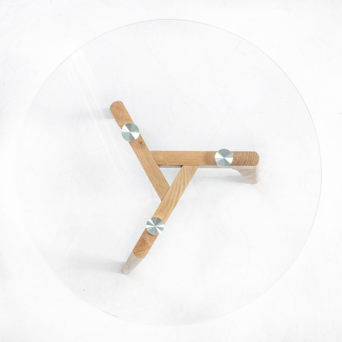 Coffee Table Rochester | size: Length: 50cm, Width: 50cm, Height: 45cm, Diameter: 50cm | color: Transparent | image: 2 | variant: 1005052