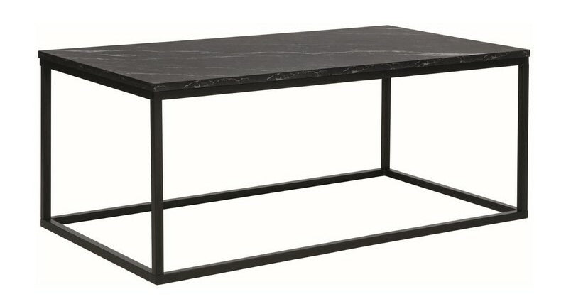 Coffee Table Rossi A | size: Length: 60cm, Width: 110cm, Height: 45cm | color: Black | image: 0 | variant: 1018013