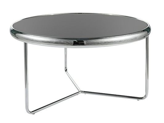 Coffee Table Scarlet Kolor | size: Length: 74cm, Width: 74cm, Height: 40cm, Diameter: 74cm | color: Black/Grey | image: 1 | variant: 1006913