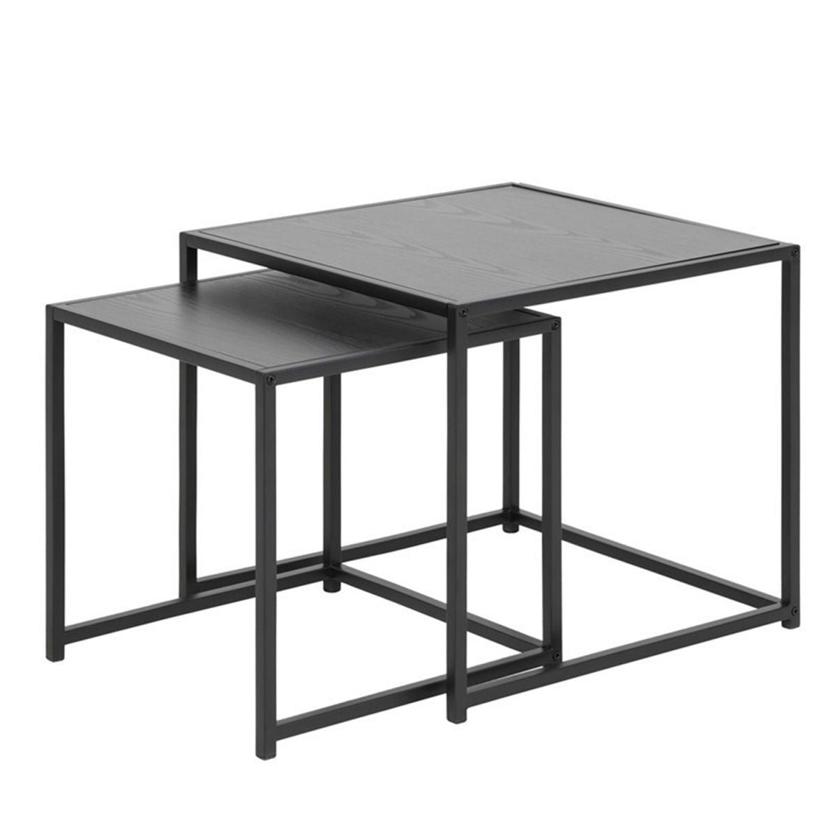 Coffee Table Seaford | size: Length: 50cm, Width: 50cm, Height: 45cm | color: Gray | image: 1 | variant: 1006839