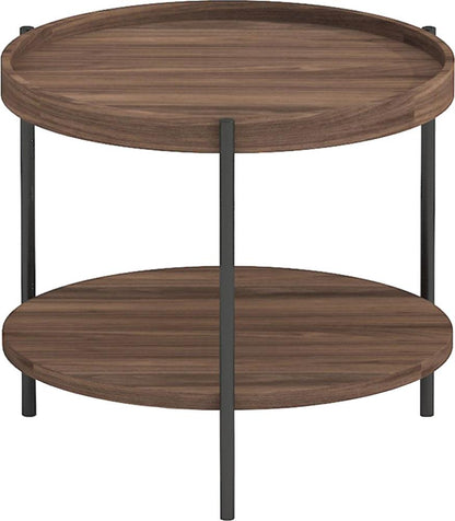 Coffee Table Thun | size: Length: 50cm, Width: 50cm, Height: 40cm, Diameter: 50cm | color: Brown | image: 1 | variant: 1001616