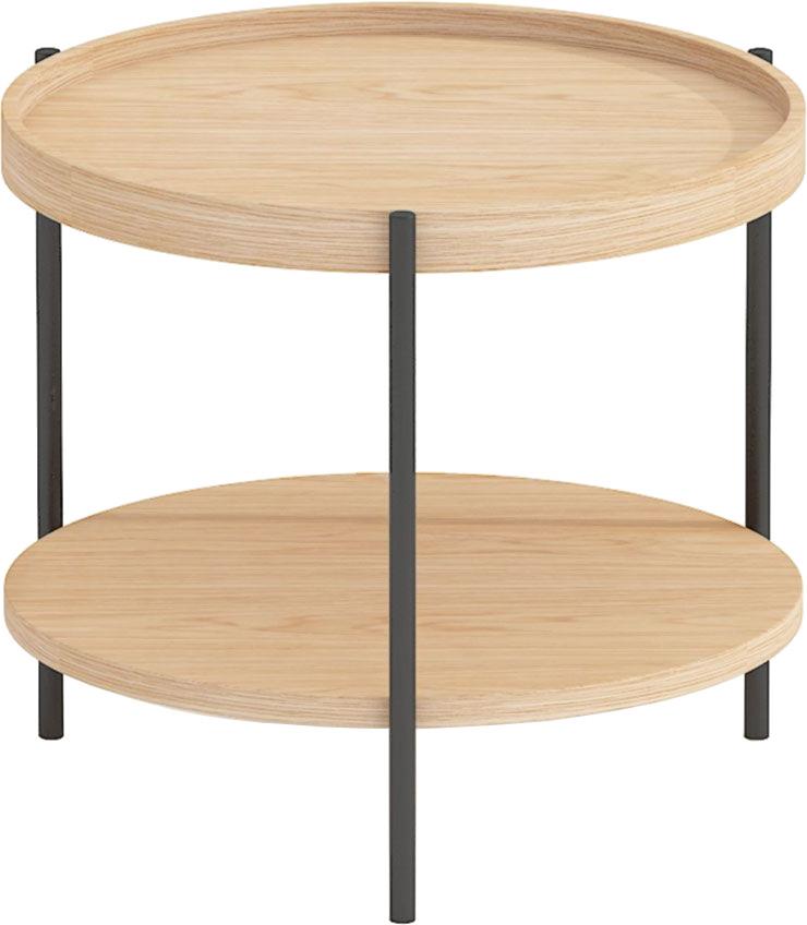 Coffee Table Thun | size: Length: 50cm, Width: 50cm, Height: 40cm, Diameter: 50cm | color: Oak | image: 1 | variant: 1001617