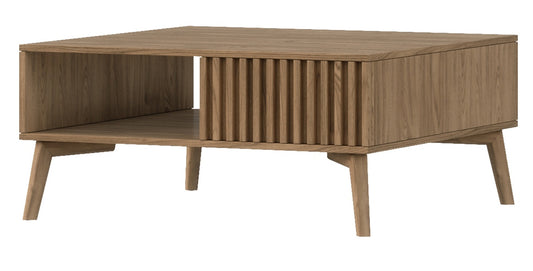 Coffee Table West Abercynon | size: Length: 80cm, Width: 80cm, Height: 32cm | color: Oak | image: 0 | variant: 1017656