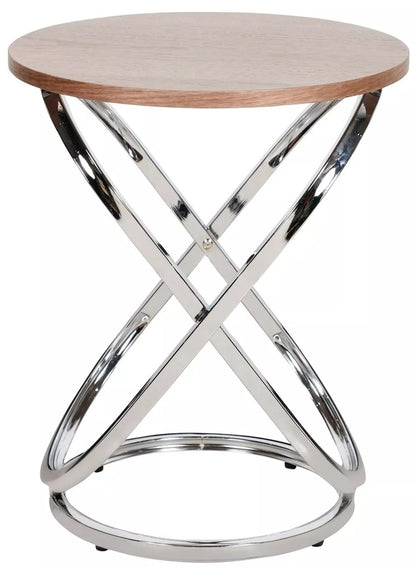 Coffee Table West Liverpool | size: Length: 45cm, Width: 45cm, Height: 55cm, Diameter: 45cm | color: Walnut | image: 0 | variant: 1008016