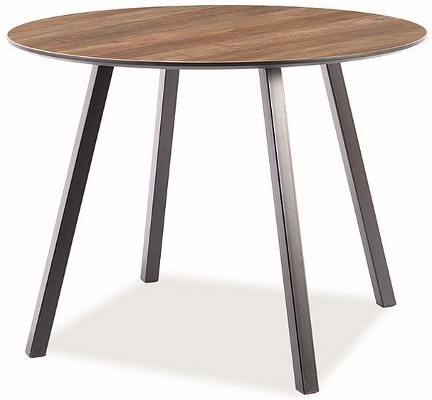 Coffee Table West Perugia | size: Length: 75cm, Width: 100cm, Height: 75cm, Diameter: 75cm | color: Black/Oak | image: 1 | variant: 1007778