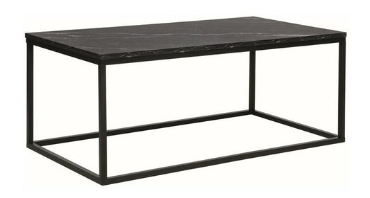 Coffee Table West Seattle | size: Length: 60cm, Width: 110cm, Height: 45cm | color: Black | image: 0 | variant: 1008056