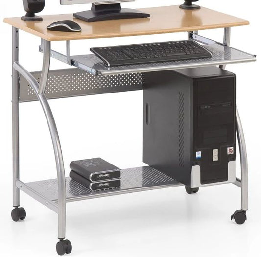 Computer Desk B-6 | size: Length: 80cm, Width: 50cm, Height: 76cm | color: Brown/Grey | image: 1 | variant: 1011323