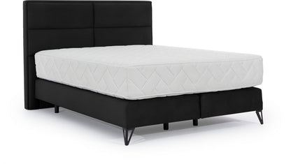 Continental Double Bed Aberdeen 2 | size: Length: 215cm, Width: 160cm, Height: 130cm | color: Black | image: 0 | variant: 1013187