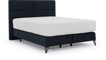 Continental Double Bed Aberdeen 2 | size: Length: 215cm, Width: 160cm, Height: 130cm | color: Blue | image: 0 | variant: 1013175