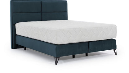 Continental Double Bed Aberdeen 2 | size: Length: 215cm, Width: 160cm, Height: 130cm | color: Blue | image: 0 | variant: 1013176