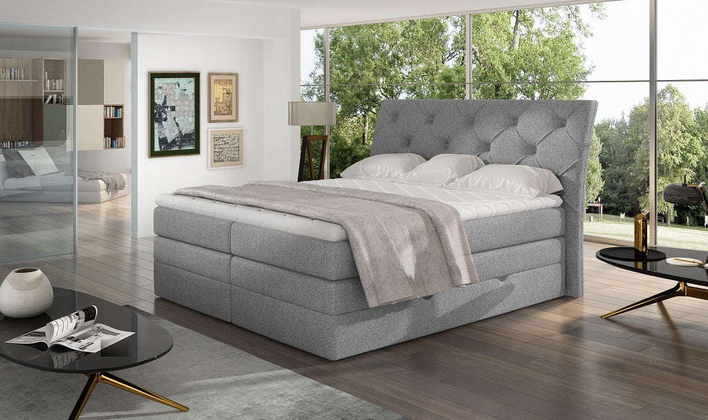 Continental Double Bed Addlestone 1 | size: Length: 215cm, Width: 178cm, Height: 120cm | color: Grande | image: 1 | variant: 1013081