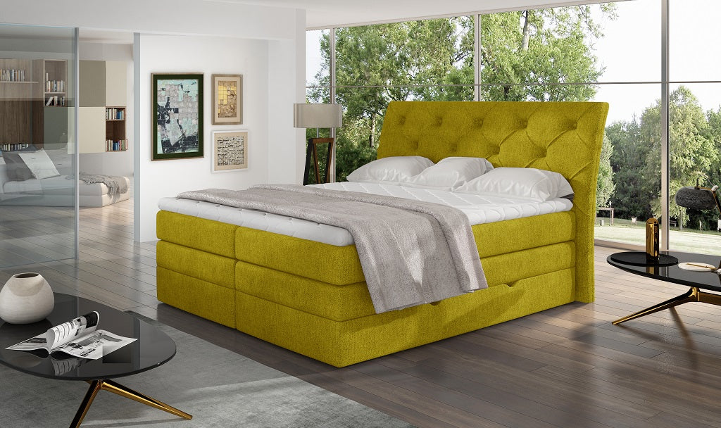 Continental Double Bed Addlestone | size: Length: 215cm, Width: 158cm, Height: 120cm | color: Omega | image: 1 | variant: 1013066