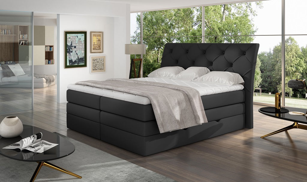 Continental Double Bed Addlestone | size: Length: 215cm, Width: 158cm, Height: 120cm | color: Soft | image: 1 | variant: 1013070
