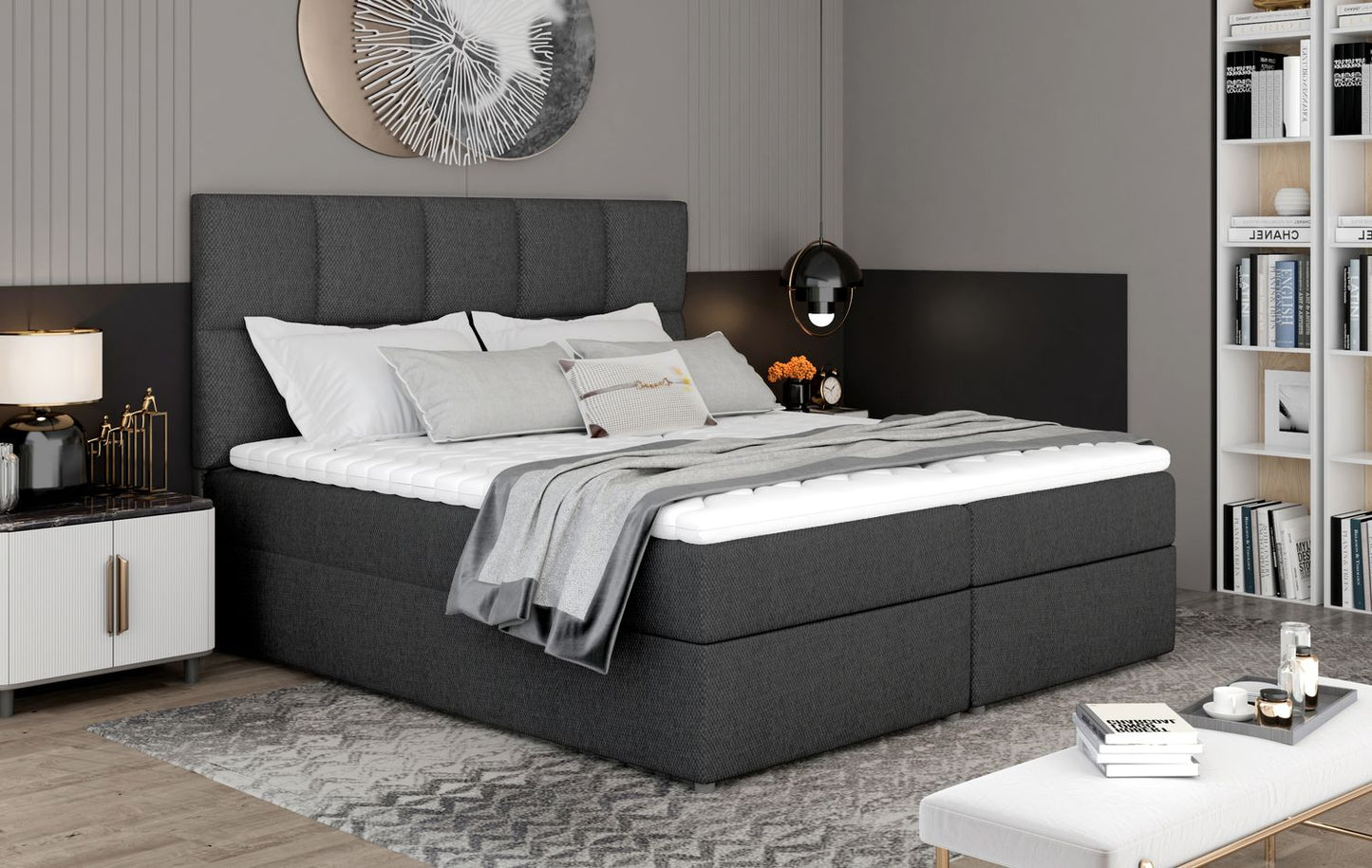 Continental Double Bed East Abercynon 1 | size: Length: 210cm, Width: 165cm, Height: 124cm | color: Inari | image: 1 | variant: 1012749