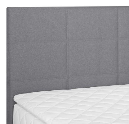 Continental Double Bed East Malmo | size: Length: 210cm, Width: 123cm, Height: 114.5cm | color: Gray | image: 5 | variant: 1005822