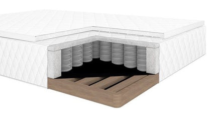 Continental Double Bed East Malmo | size: Length: 210cm, Width: 123cm, Height: 114.5cm | color: Gray | image: 6 | variant: 1005822