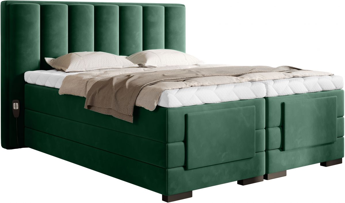 Continental Double Bed Kirkwall 1 | size: Length: 217cm, Width: 178cm, Height: 130cm | color: Lukso | image: 0 | variant: 1013318