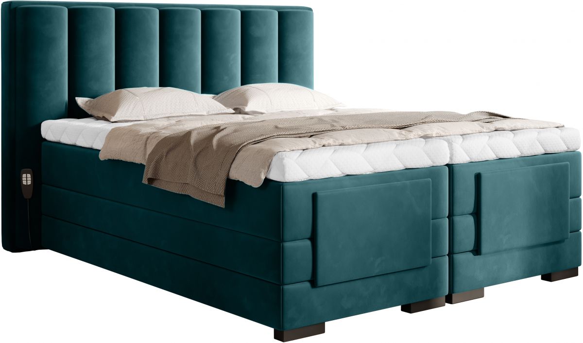 Continental Double Bed Kirkwall 1 | size: Length: 217cm, Width: 178cm, Height: 130cm | color: Lukso | image: 0 | variant: 1013322