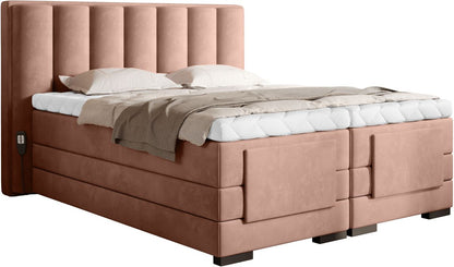 Continental Double Bed Kirkwall 1 | size: Length: 217cm, Width: 178cm, Height: 130cm | color: Nube | image: 0 | variant: 1013316