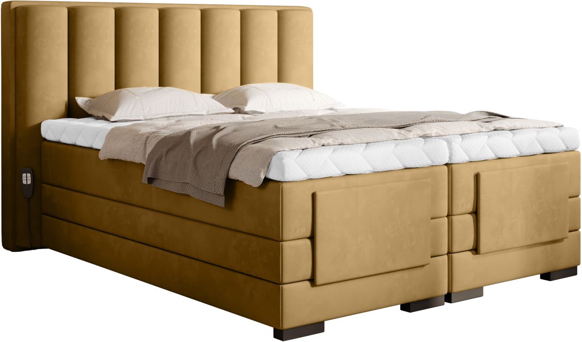 Continental Double Bed Kirkwall 1 | size: Length: 217cm, Width: 178cm, Height: 130cm | color: Nube | image: 0 | variant: 1013328