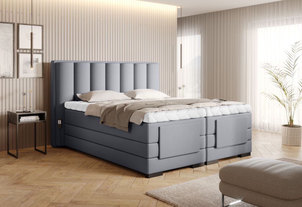 Continental Double Bed Kirkwall 1 | size: Length: 217cm, Width: 178cm, Height: 130cm | color: Poco | image: 2 | variant: 1013297