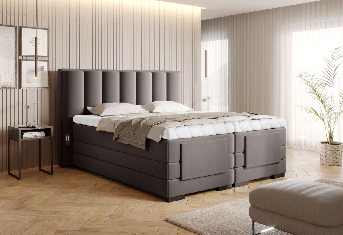 Continental Double Bed Kirkwall 1 | size: Length: 217cm, Width: 178cm, Height: 130cm | color: Savoi | image: 2 | variant: 1013307