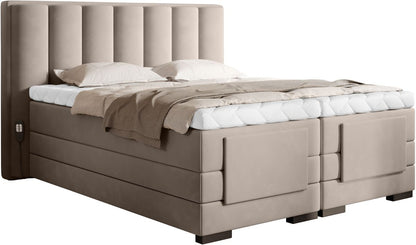 Continental Double Bed Kirkwall 1 | size: Length: 217cm, Width: 178cm, Height: 130cm | color: Sola | image: 0 | variant: 1013309