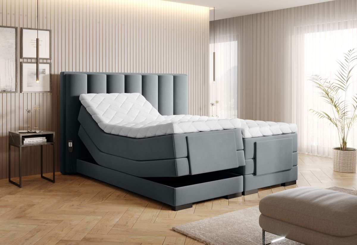 Continental Double Bed Kirkwall 1 | size: Length: 217cm, Width: 178cm, Height: 130cm | color: Vero | image: 1 | variant: 1013299