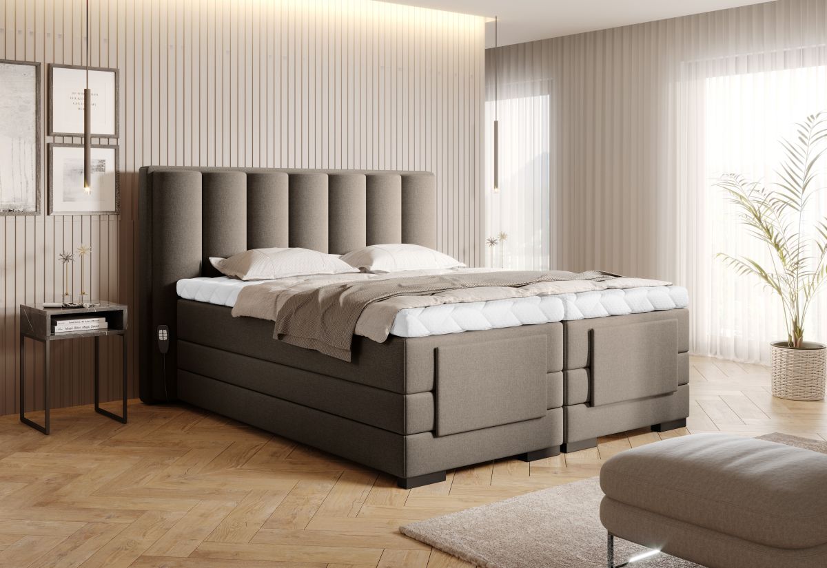 Continental Double Bed Kirkwall 1 | size: Length: 217cm, Width: 178cm, Height: 130cm | color: Vero | image: 2 | variant: 1013310