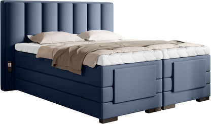 Continental Double Bed Kirkwall 2 | size: Length: 217cm, Width: 198cm, Height: 130cm | color: Gojo | image: 0 | variant: 1013363