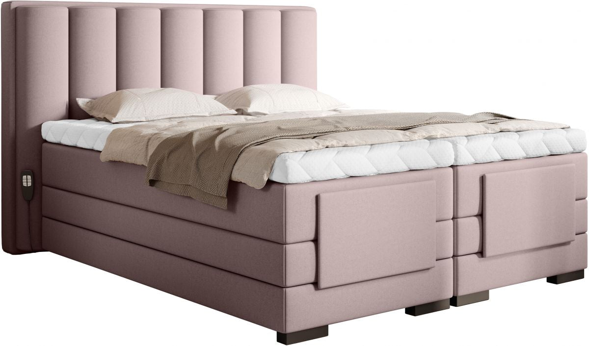 Continental Double Bed Kirkwall 2 | size: Length: 217cm, Width: 198cm, Height: 130cm | color: Gojo | image: 0 | variant: 1013370