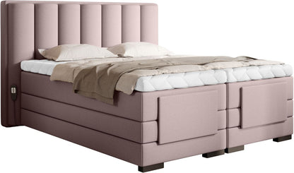 Continental Double Bed Kirkwall 2 | size: Length: 217cm, Width: 198cm, Height: 130cm | color: Gojo | image: 0 | variant: 1013370