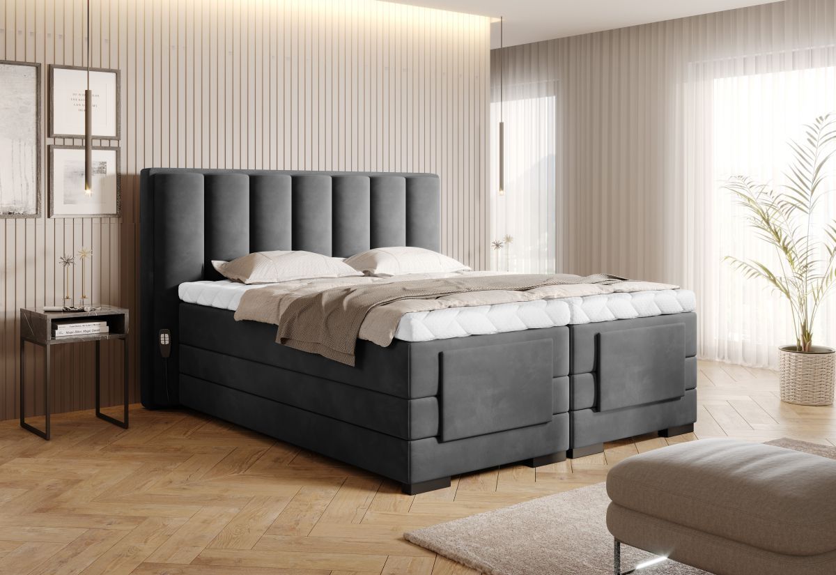 Continental Double Bed Kirkwall 2 | size: Length: 217cm, Width: 198cm, Height: 130cm | color: Loco | image: 2 | variant: 1013343