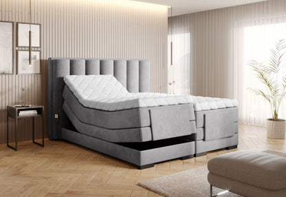 Continental Double Bed Kirkwall 2 | size: Length: 217cm, Width: 198cm, Height: 130cm | color: Nube | image: 1 | variant: 1013333