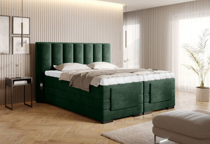 Continental Double Bed Kirkwall | size: Length: 217cm, Width: 158cm, Height: 130cm | color: Loco | image: 2 | variant: 1013277