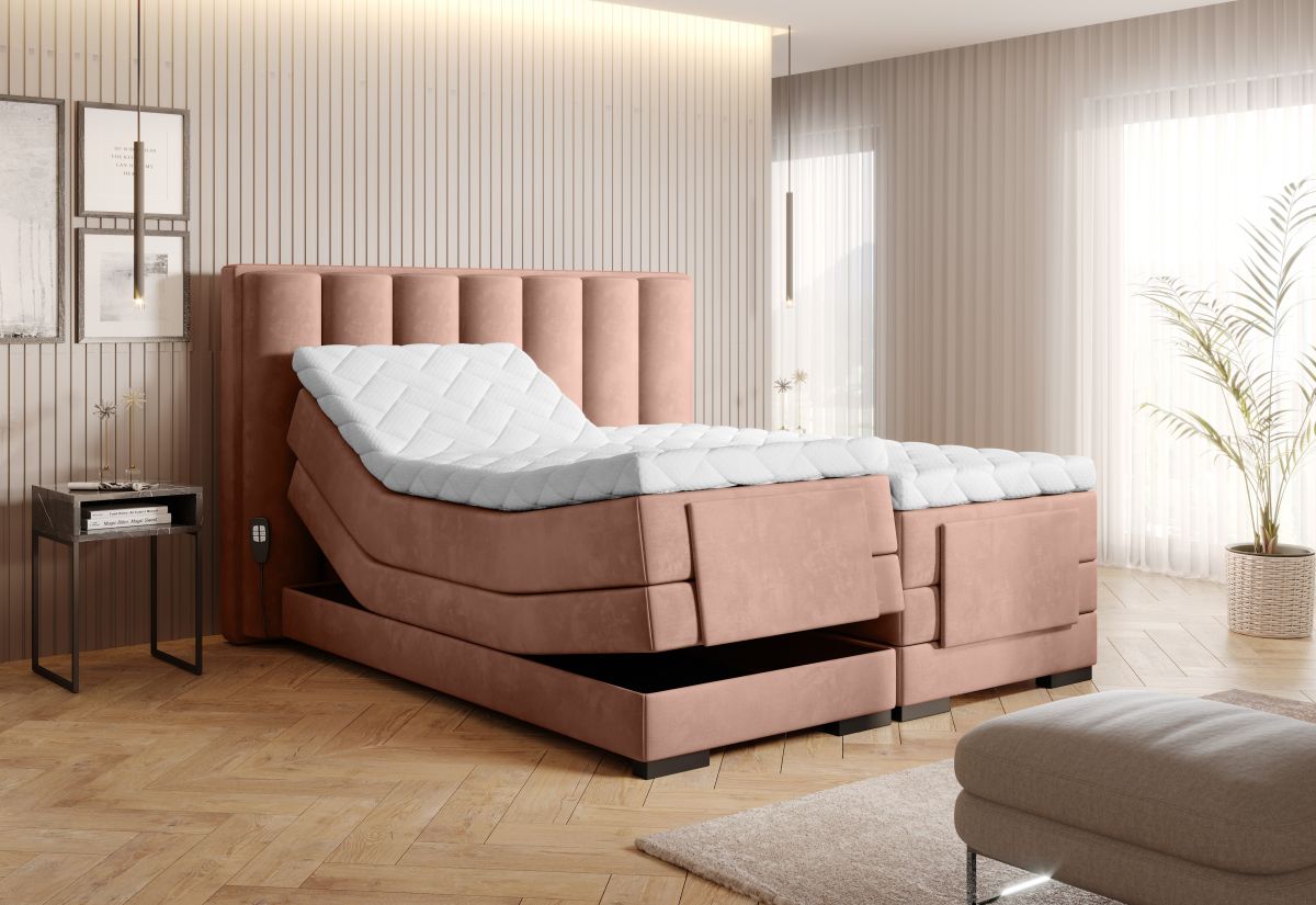Continental Double Bed Kirkwall | size: Length: 217cm, Width: 158cm, Height: 130cm | color: Nube | image: 1 | variant: 1013276