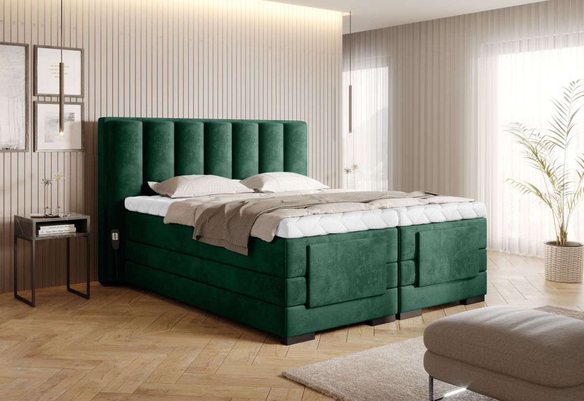 Continental Double Bed Kirkwall | size: Length: 217cm, Width: 158cm, Height: 130cm | color: Nube | image: 2 | variant: 1013279