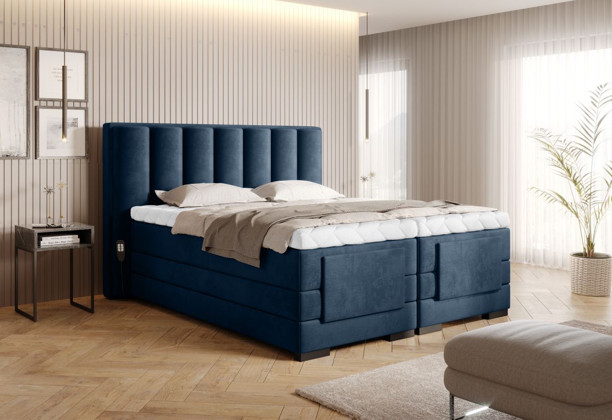 Continental Double Bed Kirkwall | size: Length: 217cm, Width: 158cm, Height: 130cm | color: Nube | image: 2 | variant: 1013285