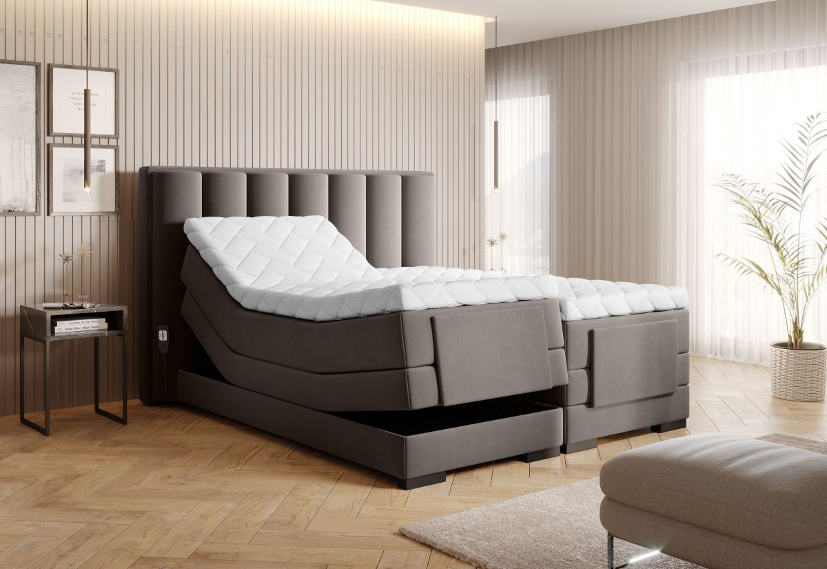Continental Double Bed Kirkwall | size: Length: 217cm, Width: 158cm, Height: 130cm | color: Savoi | image: 1 | variant: 1013267