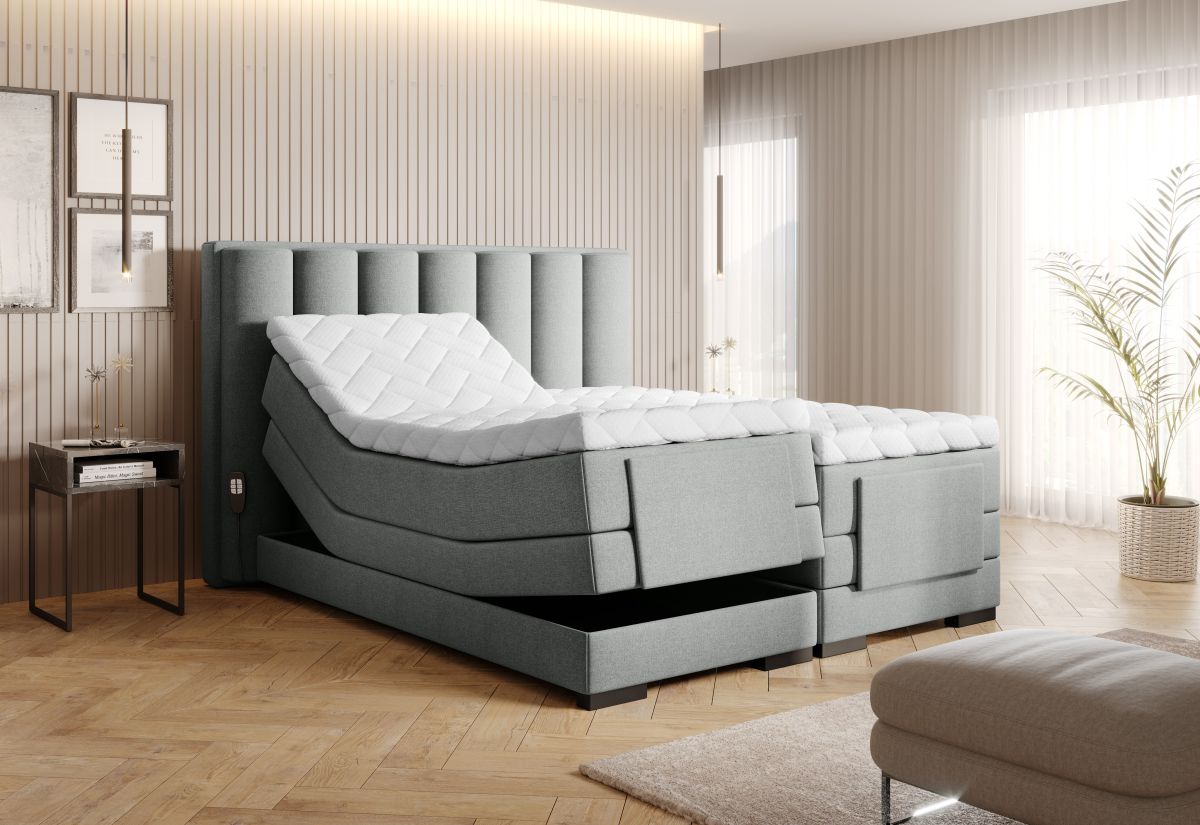 Continental Double Bed Kirkwall | size: Length: 217cm, Width: 158cm, Height: 130cm | color: Velvetmat | image: 1 | variant: 1013260