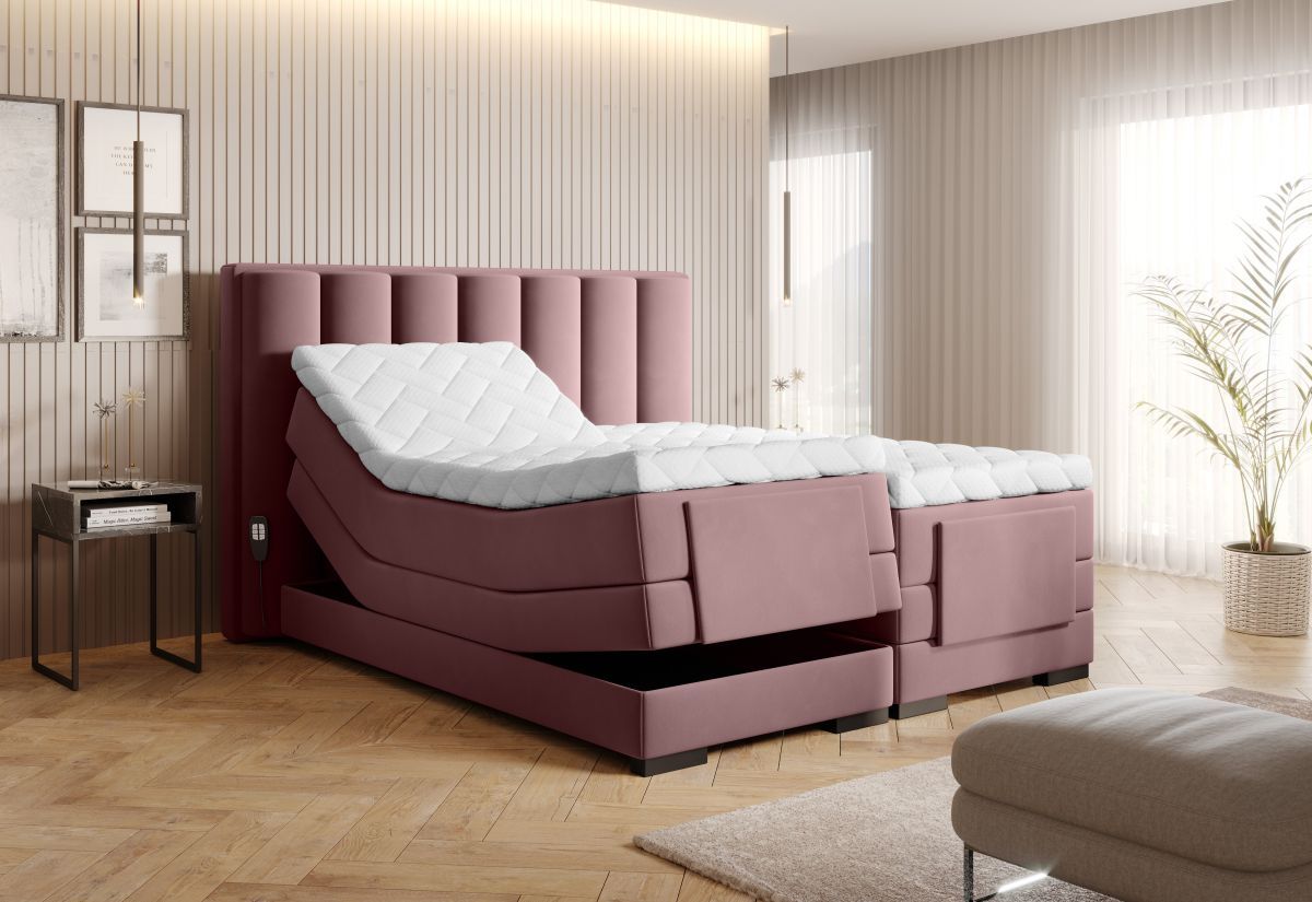 Continental Double Bed Kirkwall | size: Length: 217cm, Width: 158cm, Height: 130cm | color: Velvetmat | image: 1 | variant: 1013275