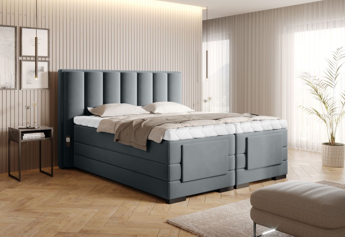 Continental Double Bed Kirkwall | size: Length: 217cm, Width: 158cm, Height: 130cm | color: Vero | image: 2 | variant: 1013259