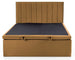Continental Double Bed Minneapolis | size: Length: 210cm, Width: 162cm, Height: 121cm | color: Yellow | image: 0 | variant: 1003403